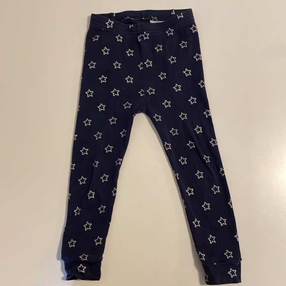GAP Glittery Stars 3T Navy Pajamas - Picture 2 of 3
